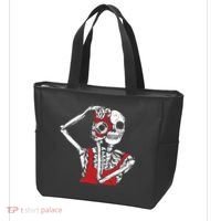 Bone Photographer Halloween Costume Skeleton Lover Tote Bag thumb 3