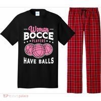 Bocce Players Have Balls Loves Boules Sport Bocce Ball Gift Pajama Set thumb 0