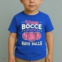 Bocce Players Have Balls Loves Boules Sport Bocce Ball Gift Toddler T-Shirt thumb 2