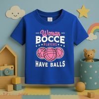 Bocce Players Have Balls Loves Boules Sport Bocce Ball Gift Toddler T-Shirt thumb 3