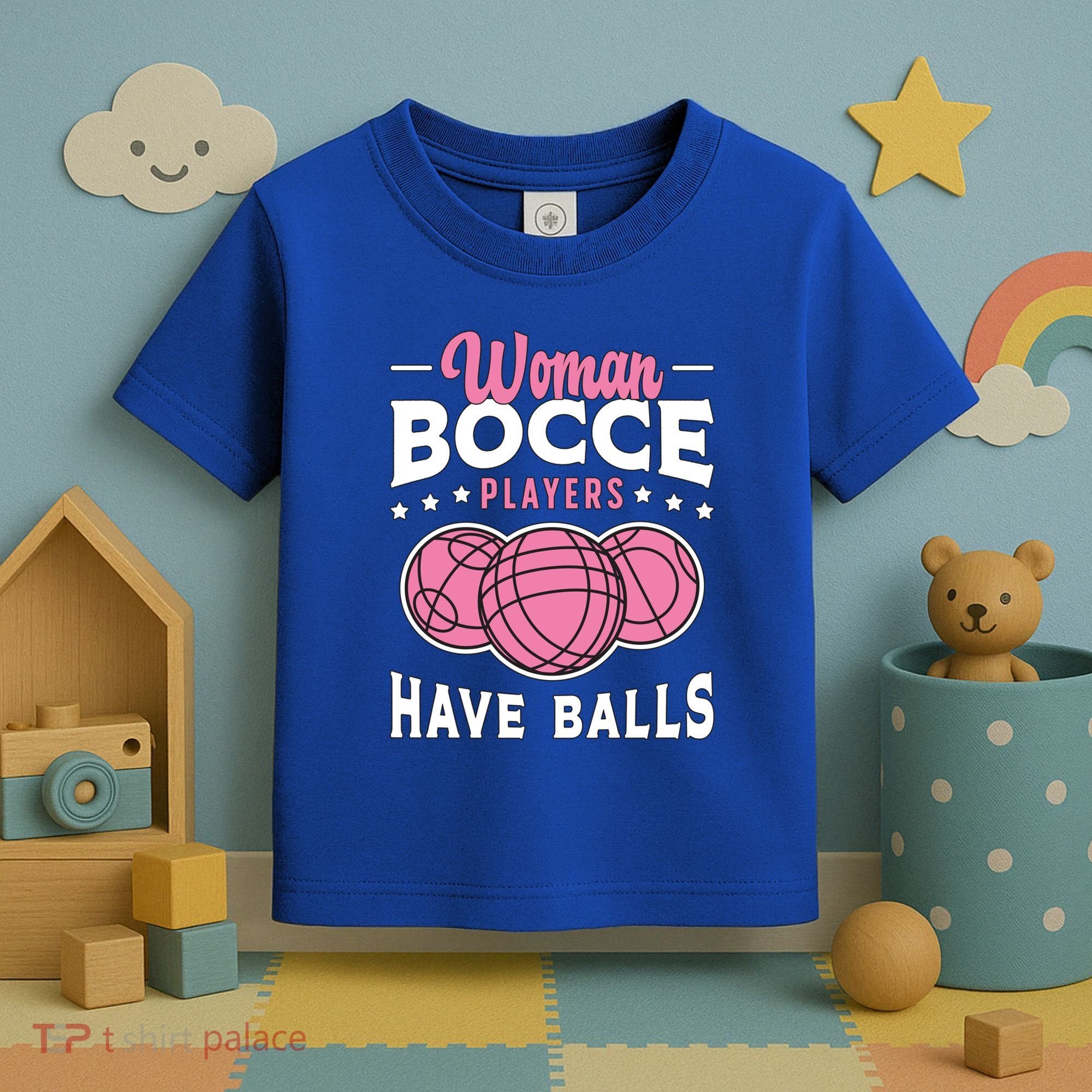 Bocce Players Have Balls Loves Boules Sport Bocce Ball Gift Toddler T-Shirt