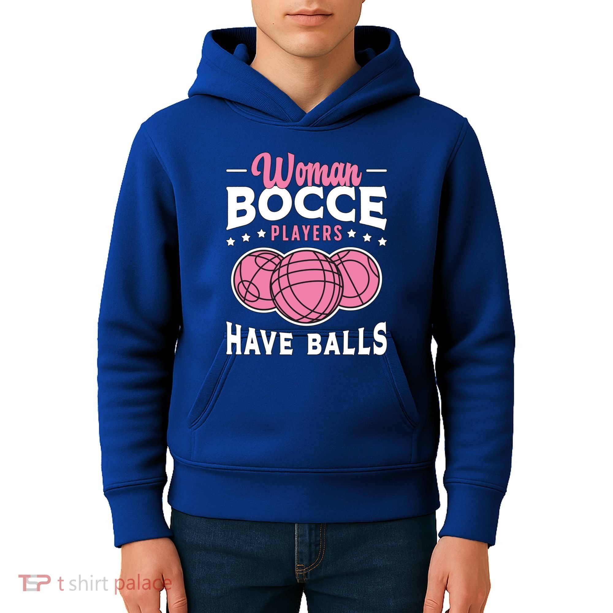 Bocce Players Have Balls Loves Boules Sport Bocce Ball Gift Kids Hoodie