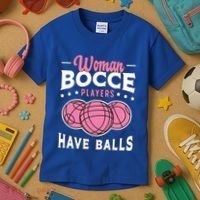 Bocce Players Have Balls Loves Boules Sport Bocce Ball Gift Kids T-Shirt thumb 3