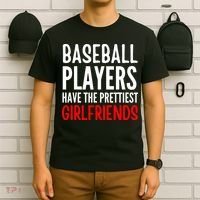 BASEBALL PLAYERS HAVE THE PRETTIEST GIRLFRIENDS Ball Lover T-Shirt thumb 6