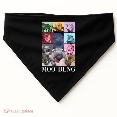 Baby Pygmy Hippo Moo Deng Era USA-Made Doggie Bandana
