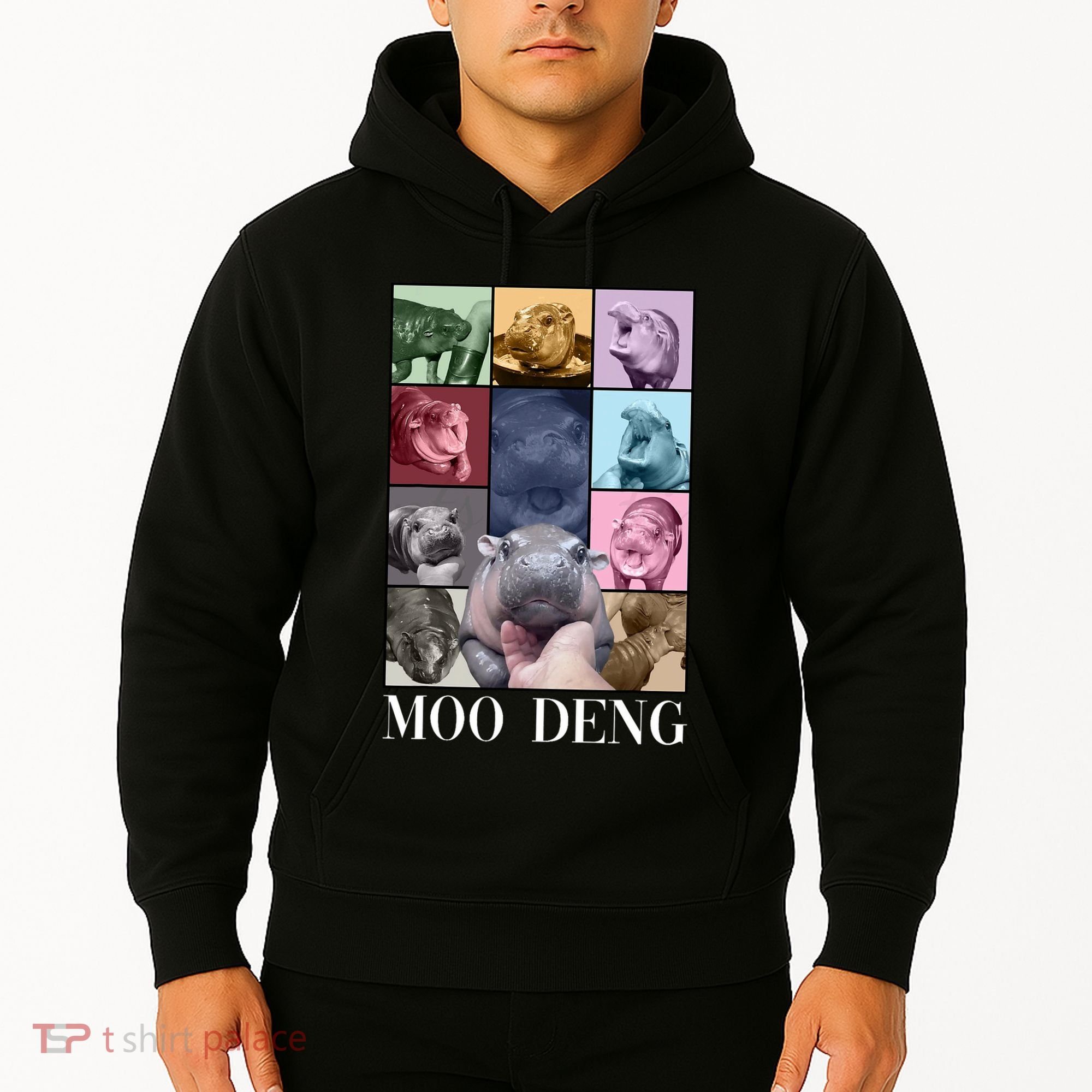 Baby Pygmy Hippo Moo Deng Era Hoodie