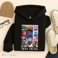 Baby Pygmy Hippo Moo Deng Era Hoodie thumb 4