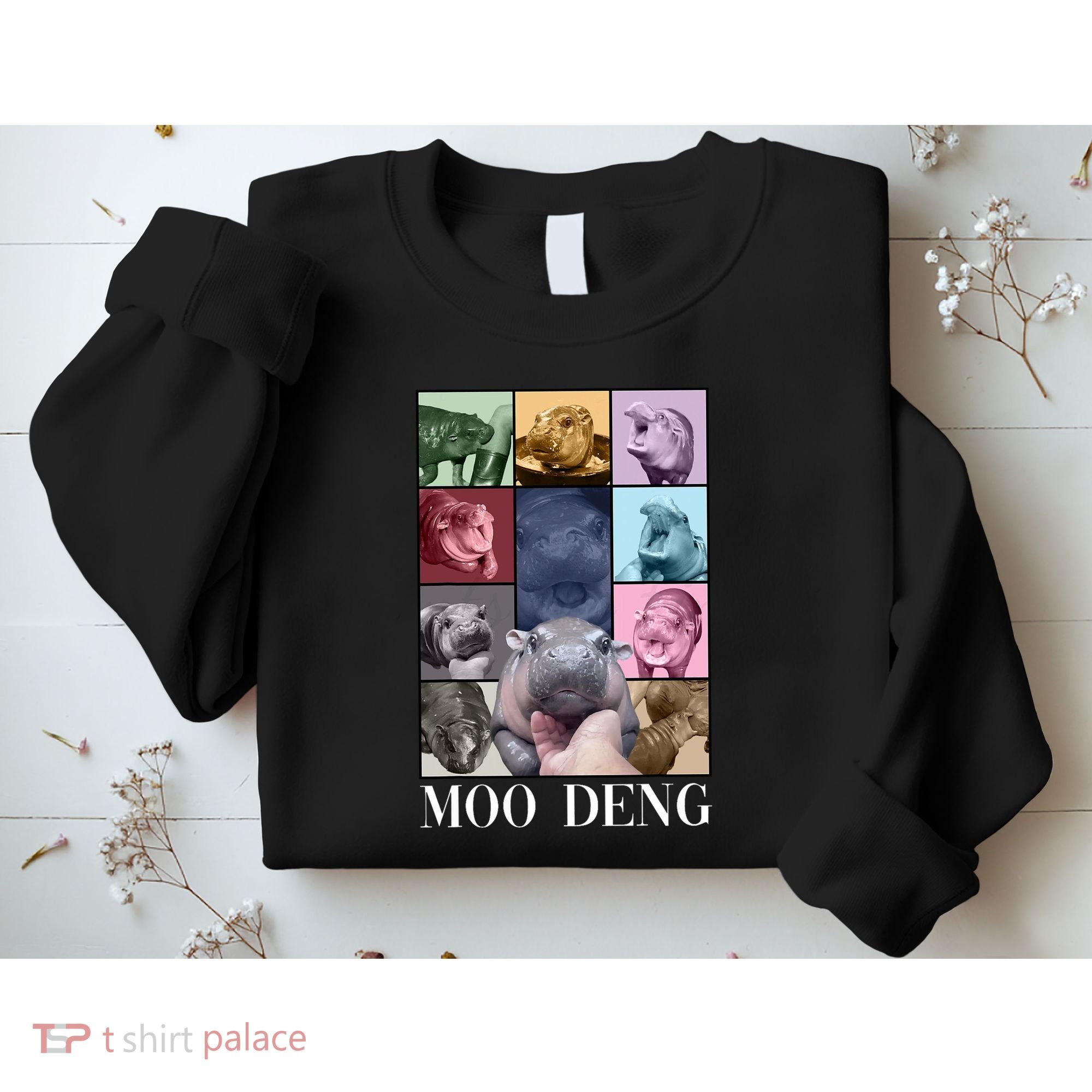 Baby Pygmy Hippo Moo Deng Era Sweatshirt