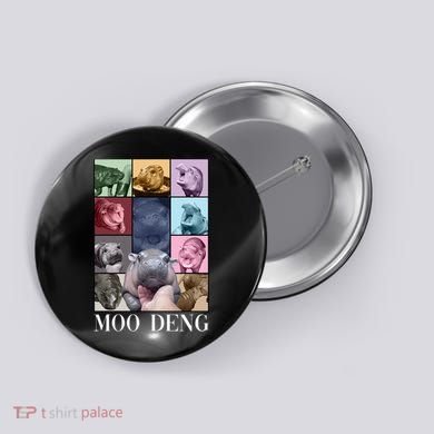 Baby Pygmy Hippo Moo Deng Era Button