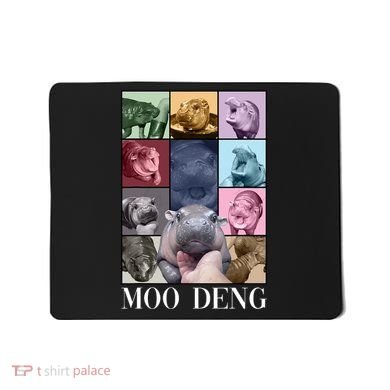 Baby Pygmy Hippo Moo Deng Era Mousepad