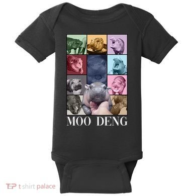 Baby Pygmy Hippo Moo Deng Era Baby Bodysuit