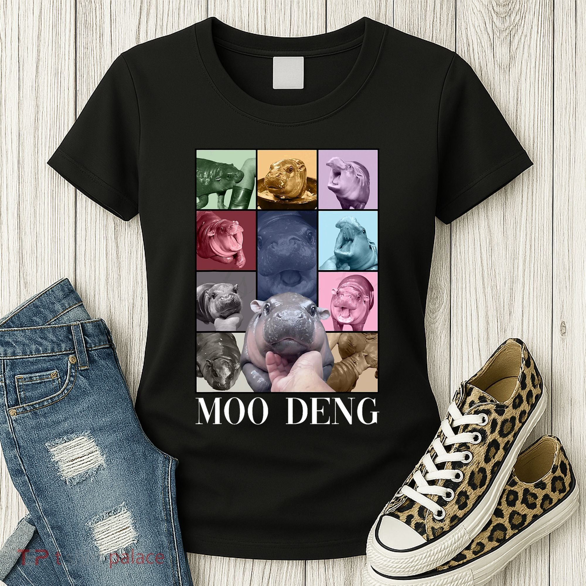 Baby Pygmy Hippo Moo Deng Era Women's T-Shirt