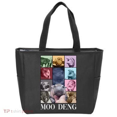 Baby Pygmy Hippo Moo Deng Era Tote Bag