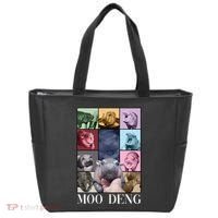 Baby Pygmy Hippo Moo Deng Era Tote Bag thumb 0