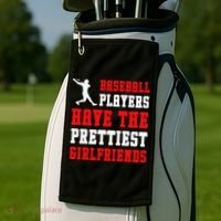 Baseball Players Have The Prettiest Girlfriends  Golf Towel thumb 2