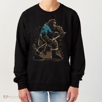 Bigfoot Playing Hockey Women's Sweatshirt thumb 0