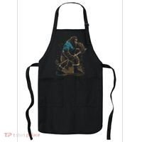Bigfoot Playing Hockey Apron thumb 0