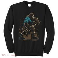 Bigfoot Playing Hockey Sweatshirt thumb 0