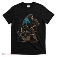 Bigfoot Playing Hockey T-Shirt thumb 0