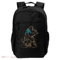 Bigfoot Playing Hockey Backpack thumb 0
