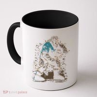 Bigfoot Playing Hockey Coffee Mug thumb 0