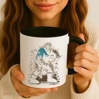 Bigfoot Playing Hockey Coffee Mug thumb 3