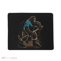 Bigfoot Playing Hockey Mousepad thumb 0