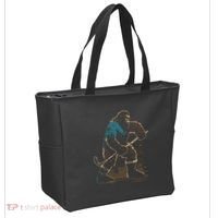 Bigfoot Playing Hockey Tote Bag thumb 2