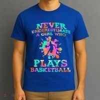 Basketball Player Hoops Streetball Baller Basketball Gift T-Shirt thumb 3