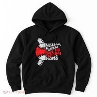 Baseball Players Have The Prettiest Moms Funny Baseball Hoodie thumb 0