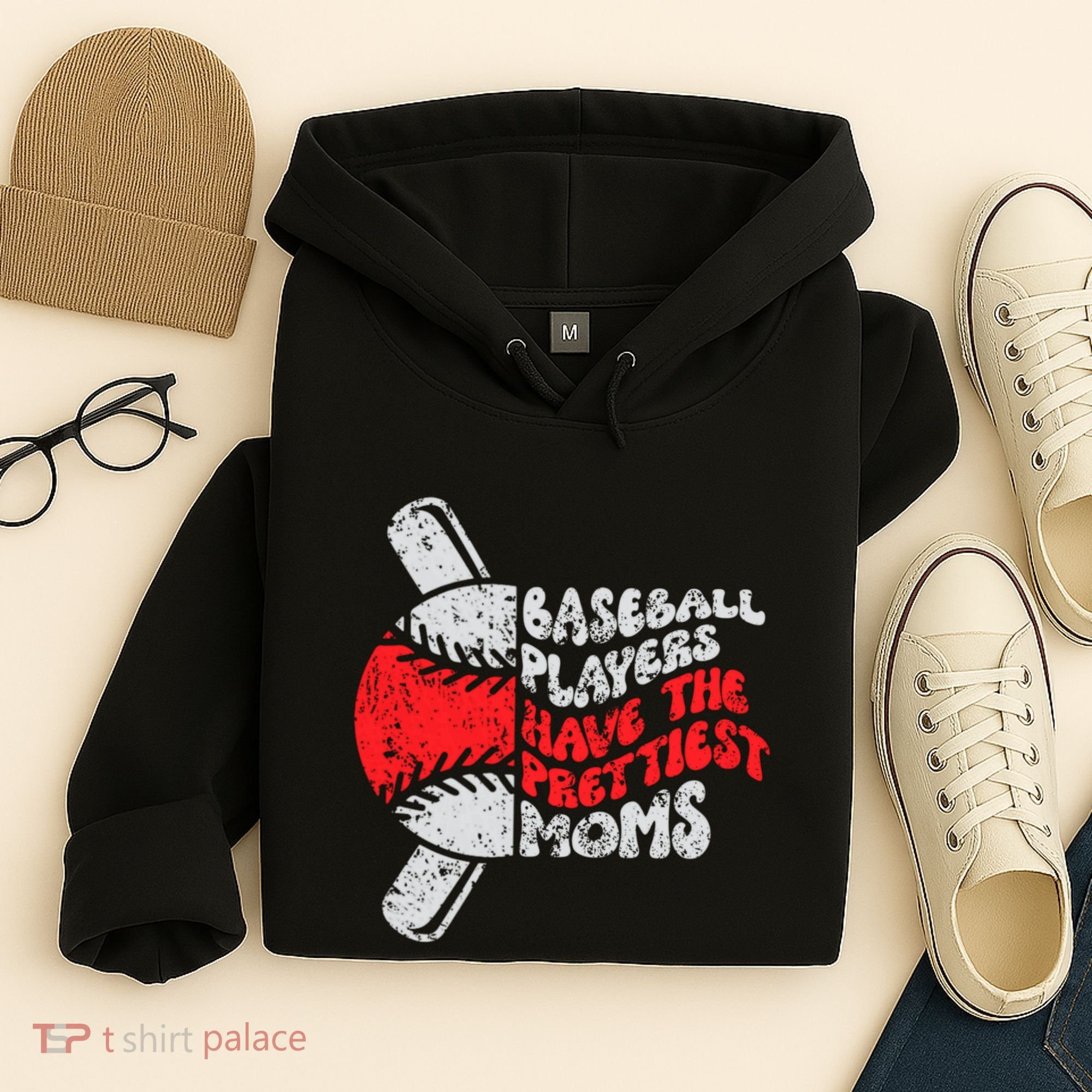 Baseball Players Have The Prettiest Moms Funny Baseball Hoodie