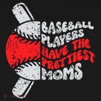 Baseball Players Have The Prettiest Moms Funny Baseball Women's Hoodie thumb 2