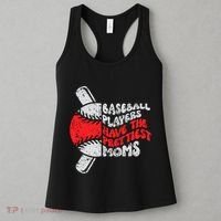 Baseball Players Have The Prettiest Moms Funny Baseball Women's Tank Top thumb 3
