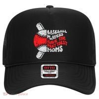 Baseball Players Have The Prettiest Moms Funny Baseball Hat thumb 0