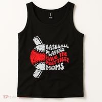 Baseball Players Have The Prettiest Moms Funny Baseball Tank Top thumb 2