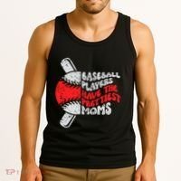 Baseball Players Have The Prettiest Moms Funny Baseball Tank Top thumb 3