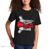 Baseball Players Have The Prettiest Moms Funny Baseball Kids T-Shirt thumb 2