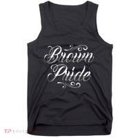 Brown Pride Hispanic Latino American Chicano Mexican Tank Top thumb 0