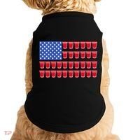 Beer Pong Ing Tee American Flag Red Solo Cups Meaningful Gift Doggie Tank thumb 0