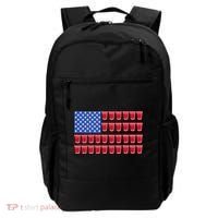 Beer Pong Ing Tee American Flag Red Solo Cups Meaningful Gift Backpack thumb 0