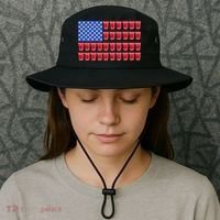 Beer Pong Ing Tee American Flag Red Solo Cups Meaningful Gift Bucket Hat thumb 3