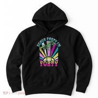 Beach Party I’M Forty Retro Sun Beach Hoodie thumb 0