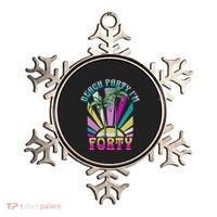 Beach Party I’M Forty Retro Sun Beach Ornament thumb 0