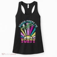 Beach Party I’M Forty Retro Sun Beach Women's Tank Top thumb 0
