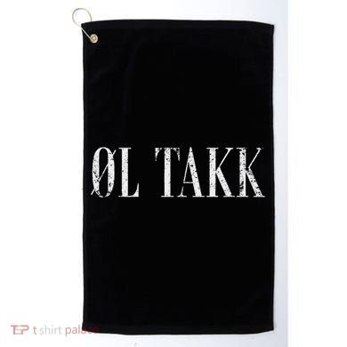 Beer Please In Norwegian Norway Gift Golf Towel