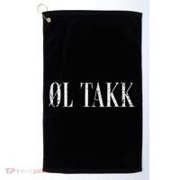 Beer Please In Norwegian Norway Gift Golf Towel thumb 0