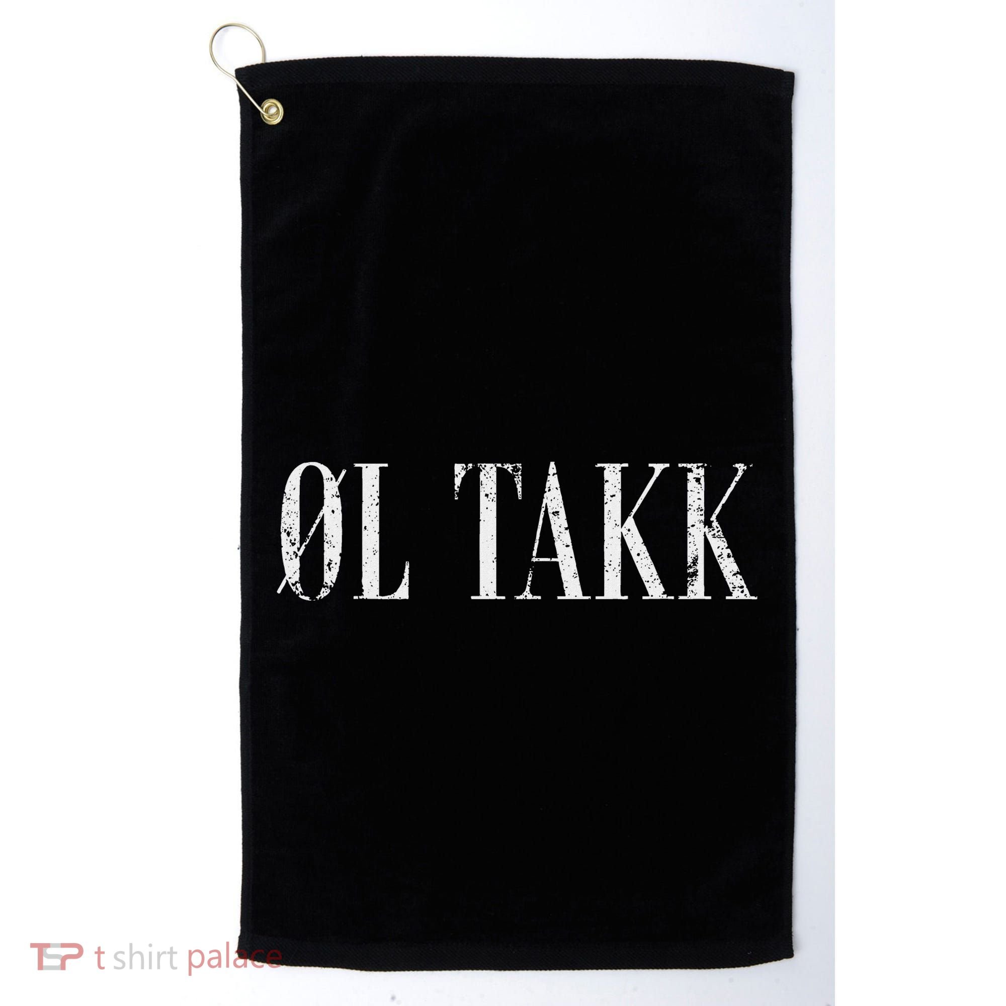 Beer Please In Norwegian Norway Gift Golf Towel
