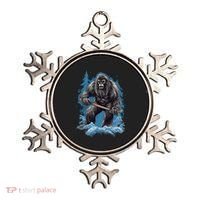 Bigfoot Playing Ice Hockey Funny Sasquatch Hockey Stick Funny Gift Ornament thumb 0