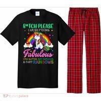 Bitch Please I Am So Fucking Fabulous Funny Unicorn Pajama Set thumb 0