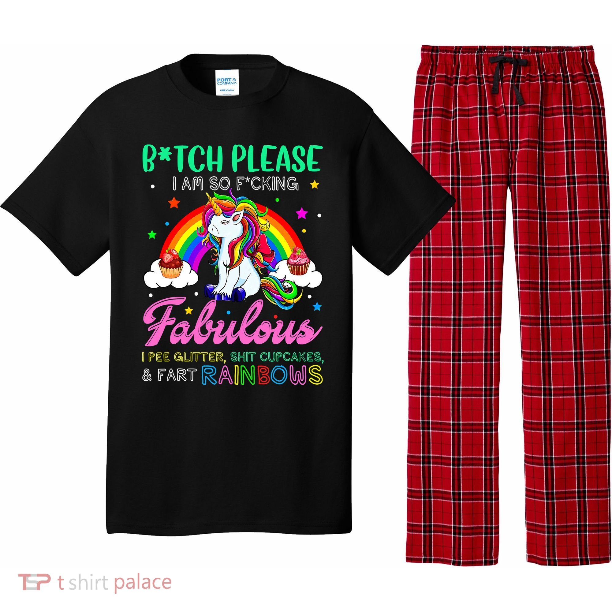 Bitch Please I Am So Fucking Fabulous Funny Unicorn Pajama Set
